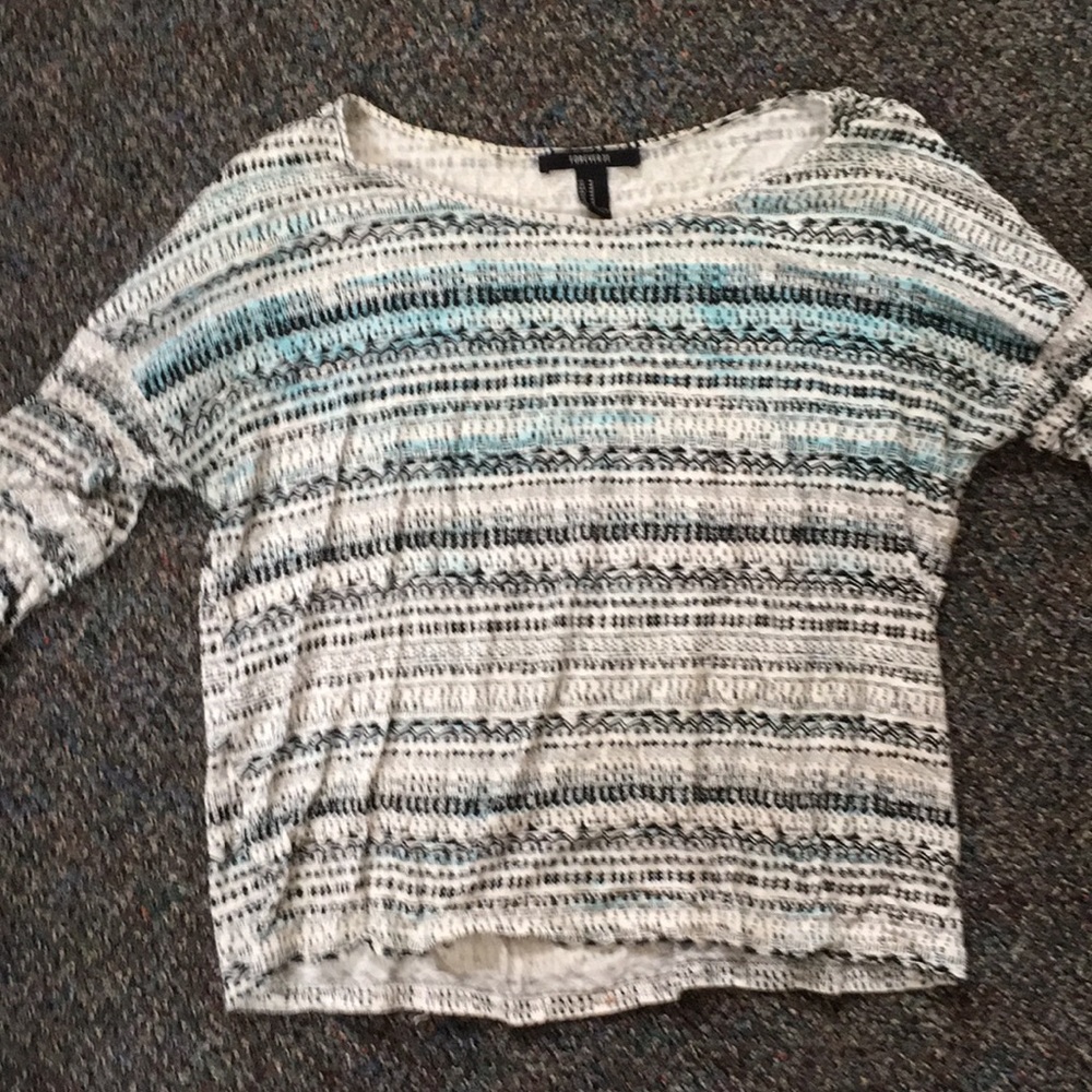 Forever 21 3/4 length shirt